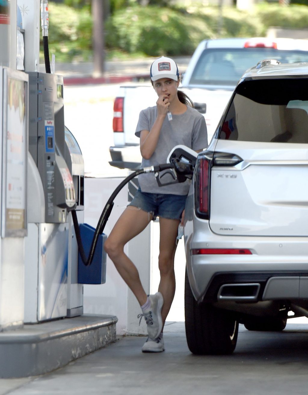 Margaret Qualley Fills Up Her Tank With Some Gas in LA (14 Photos)