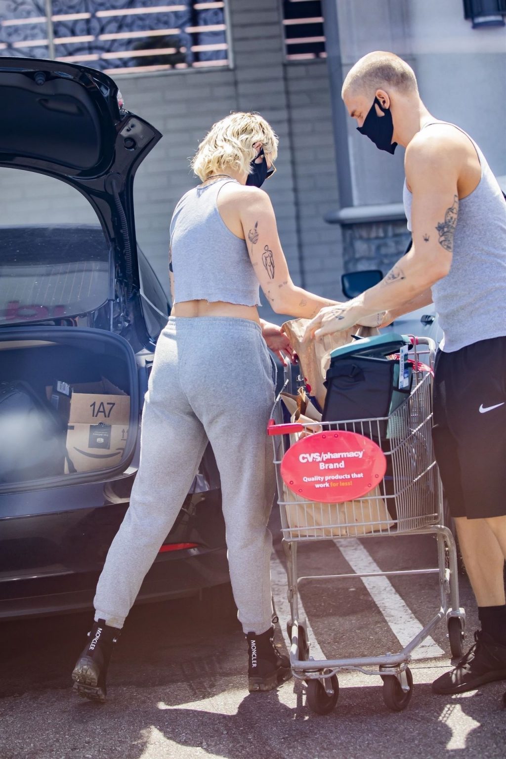 Miley Cyrus Sports a Mullet with No Bra on Shopping Trip with Cody Simpson (23 Photos)