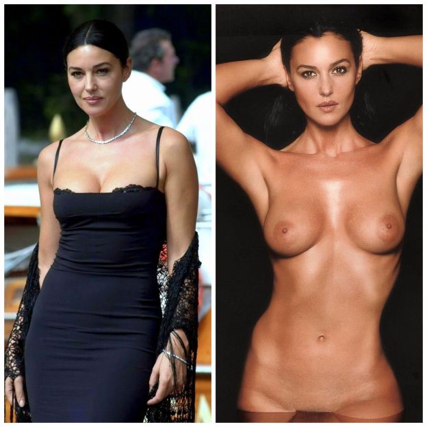 Monica Bellucci Nude And Sexy 1 Collage Photo Thefappening 