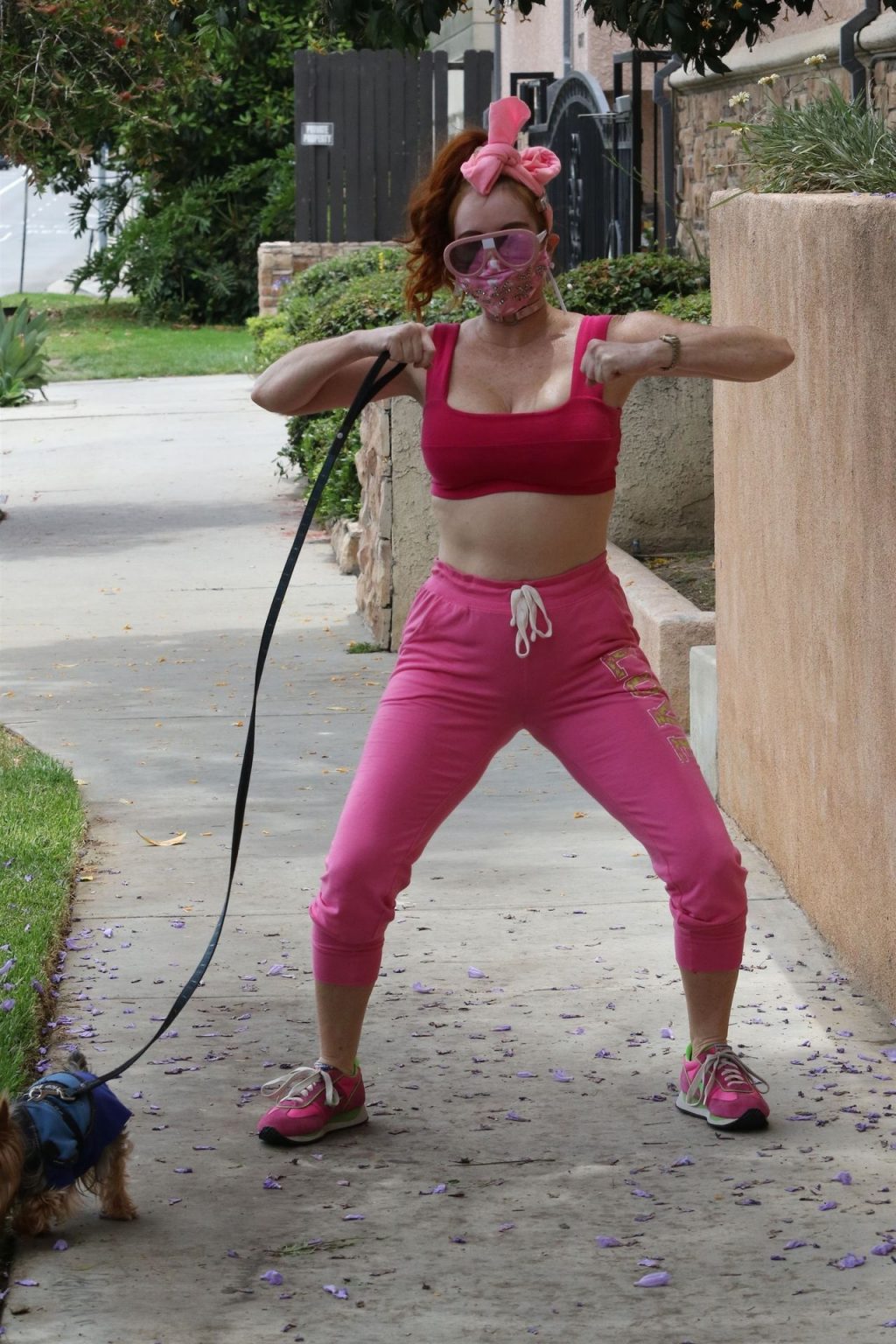 Phoebe Price Goes All Pink for a Workout (30 Photos)