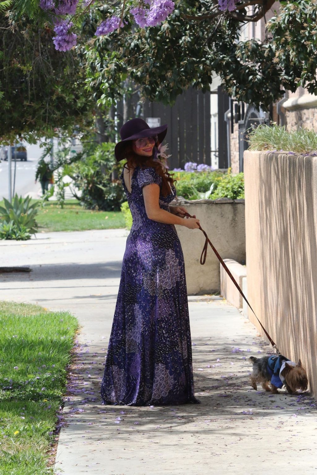 Phoebe Prices Struts Her Stuff in a Purple Dress (42 Photos)