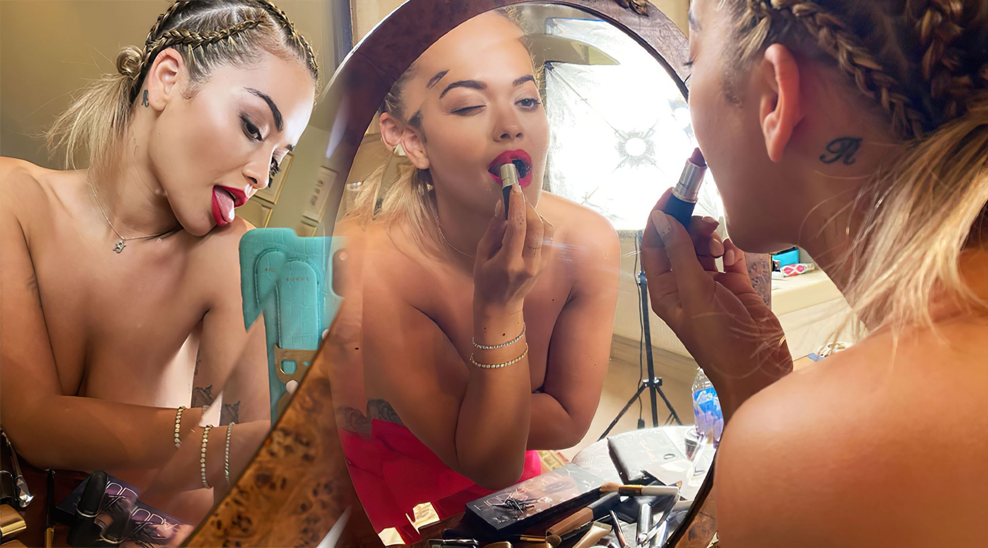 Here are Rita Ora’s nude selfie photos from her Instagram and a cropped pic f...