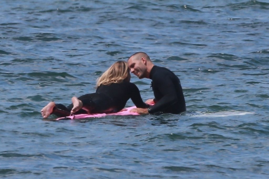 Robin Wright &amp; Clement Giraudet are a Surfing Couple (91 Photos)