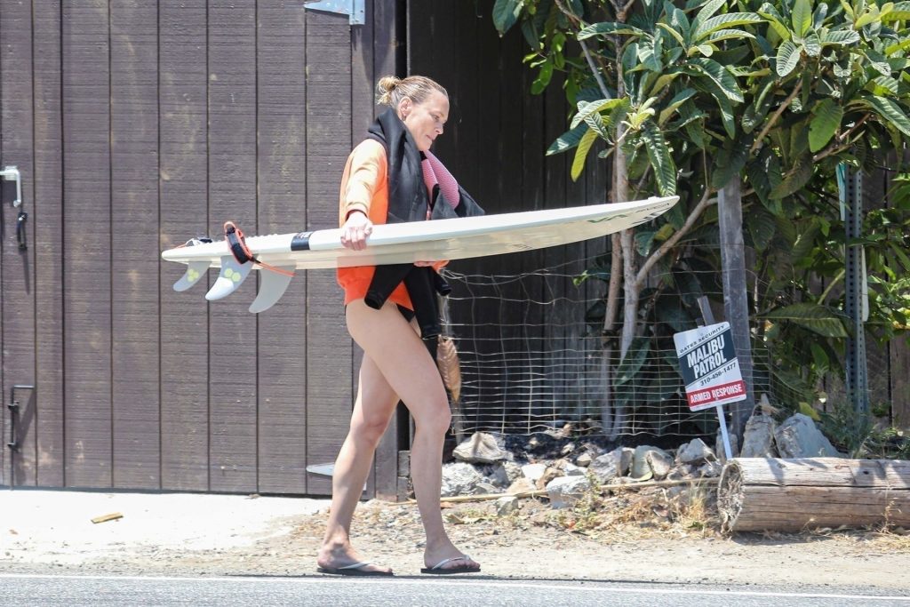 Robin Wright &amp; Clement Giraudet are a Surfing Couple (91 Photos)