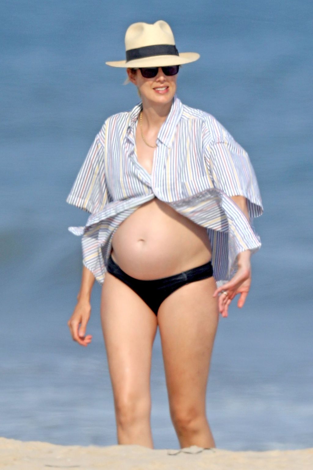 Agyness Deyn is Spotted in a Bikini on the Beach in The Hamptons (25 Photos)