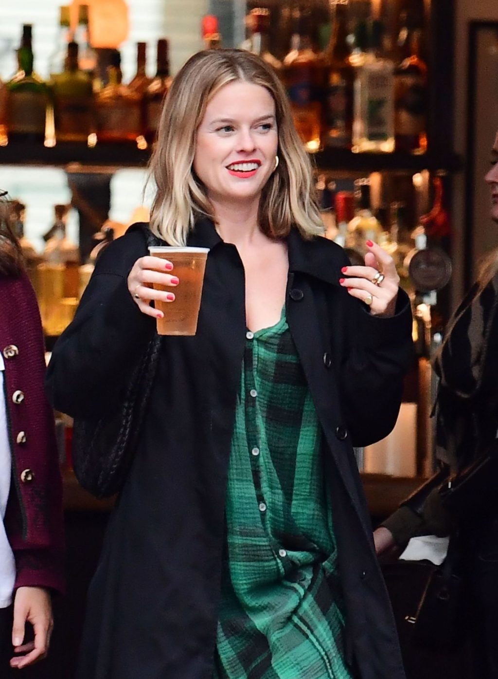 Alice Eve Is Pictured Enjoying Drinks on the Pavement with a Friend in London (106 Photos)