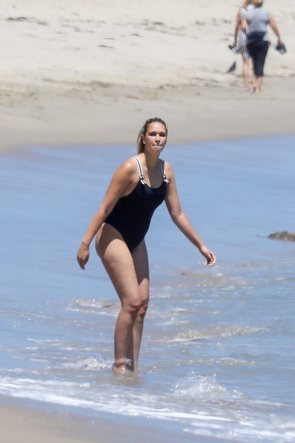 April Love Geary Shows Off Her Curves in a Black Swimsuit (61 Photos)