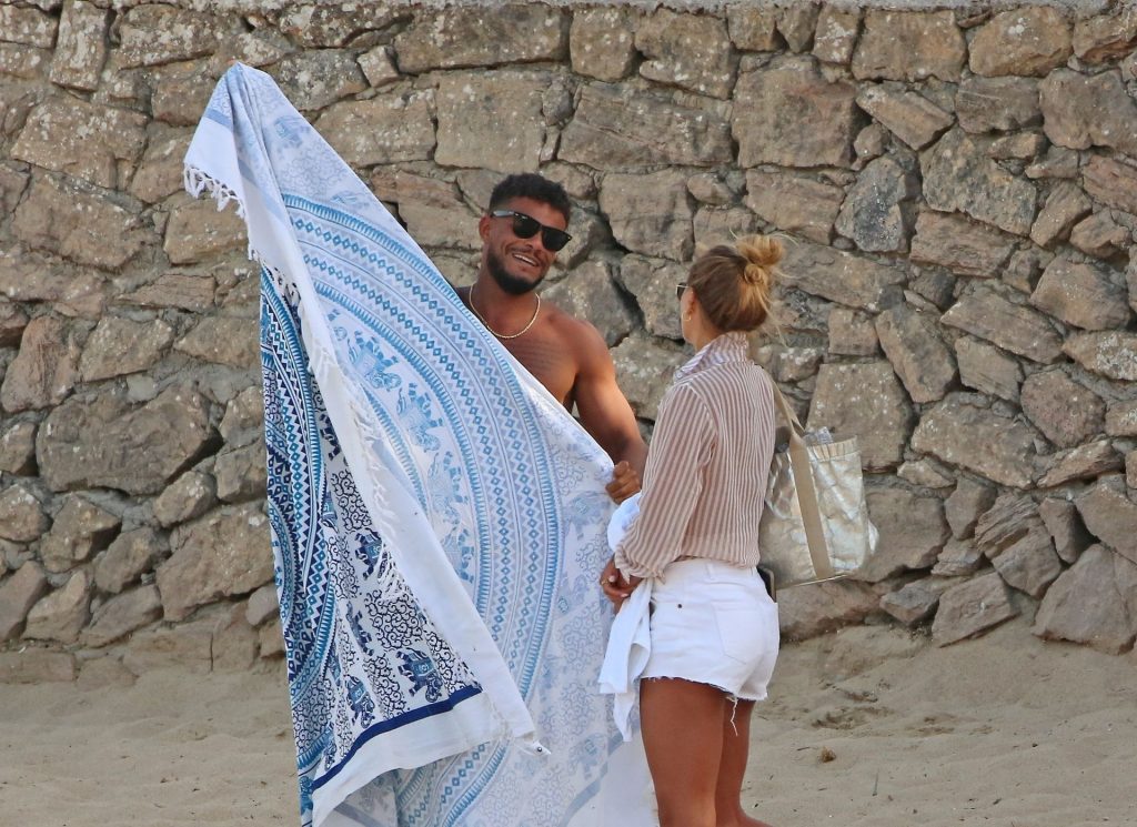 Arabella Chi Looks Smoking Hot as She Spends the Day at Cala Basa Beach Club in Ibiza (72 Photos)