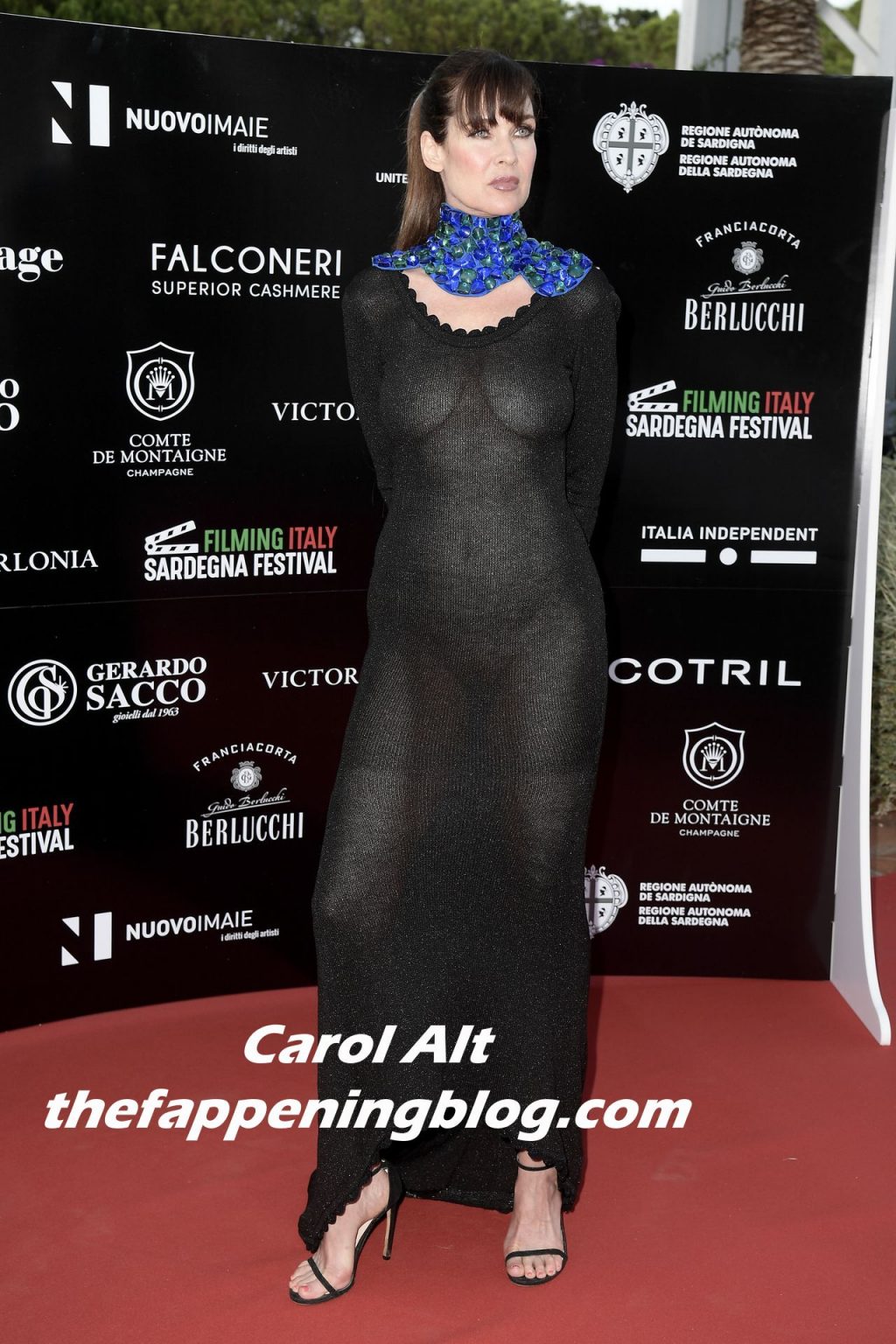 Carol Alt Stuns in a See Through Dress in Cagliari (10 Photos)