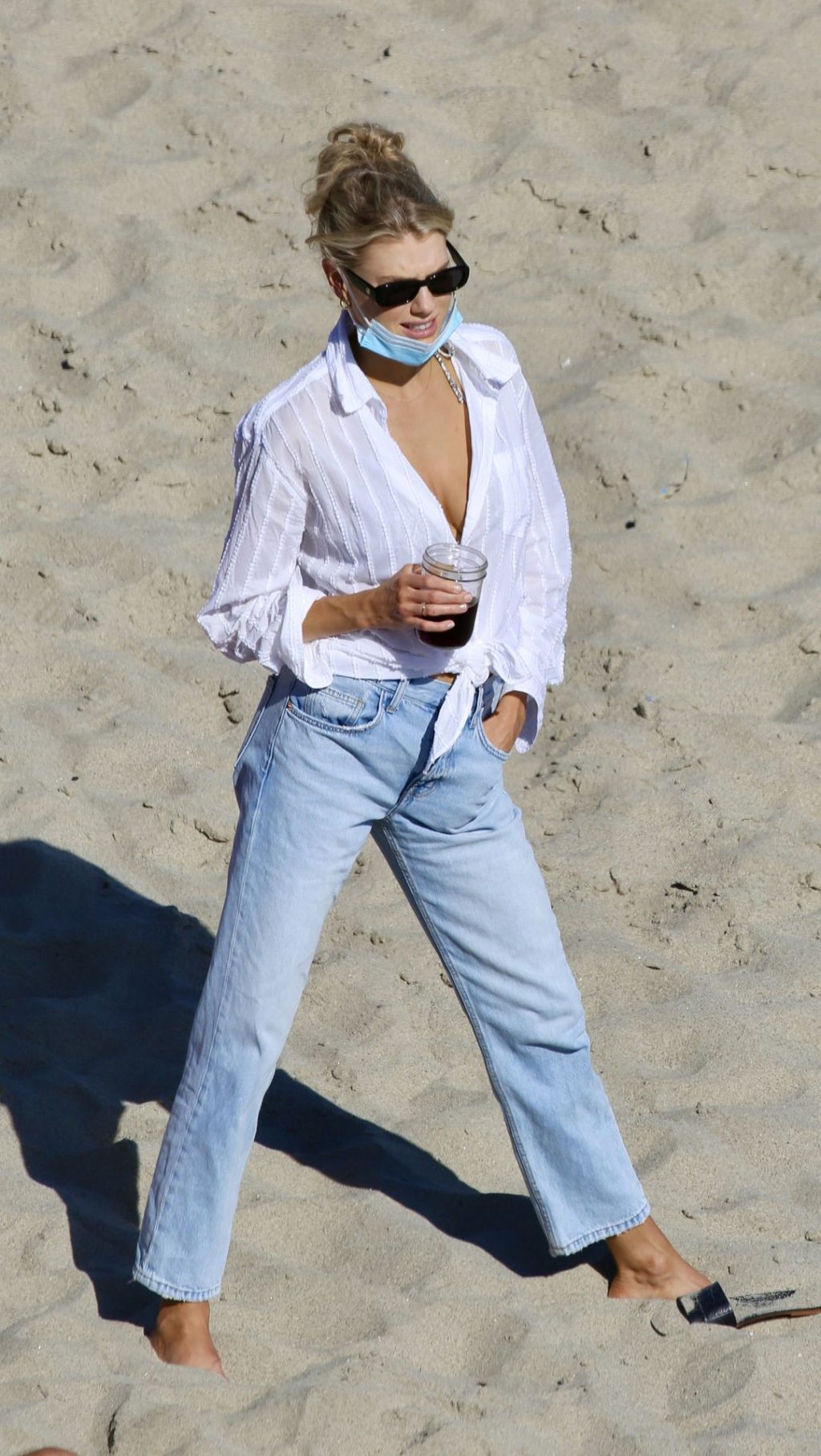 Charlotte McKinney Hits the Beach in Los Angeles (12 Photos)