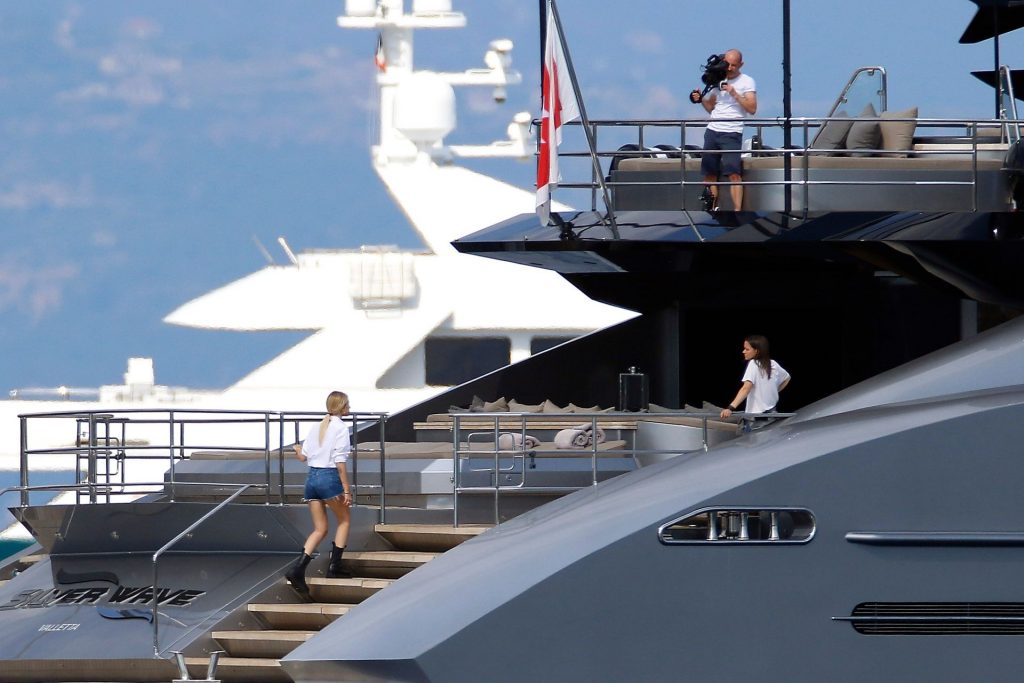 Chiara Ferragni Shoots a Jewelry Campaign with APM Monaco on a Yacht (100 Photos)