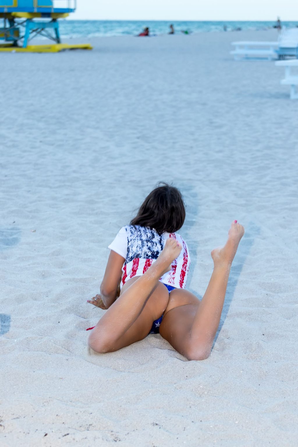 Claudia Romani Goes Topless for the 4th of July (21 Photos)