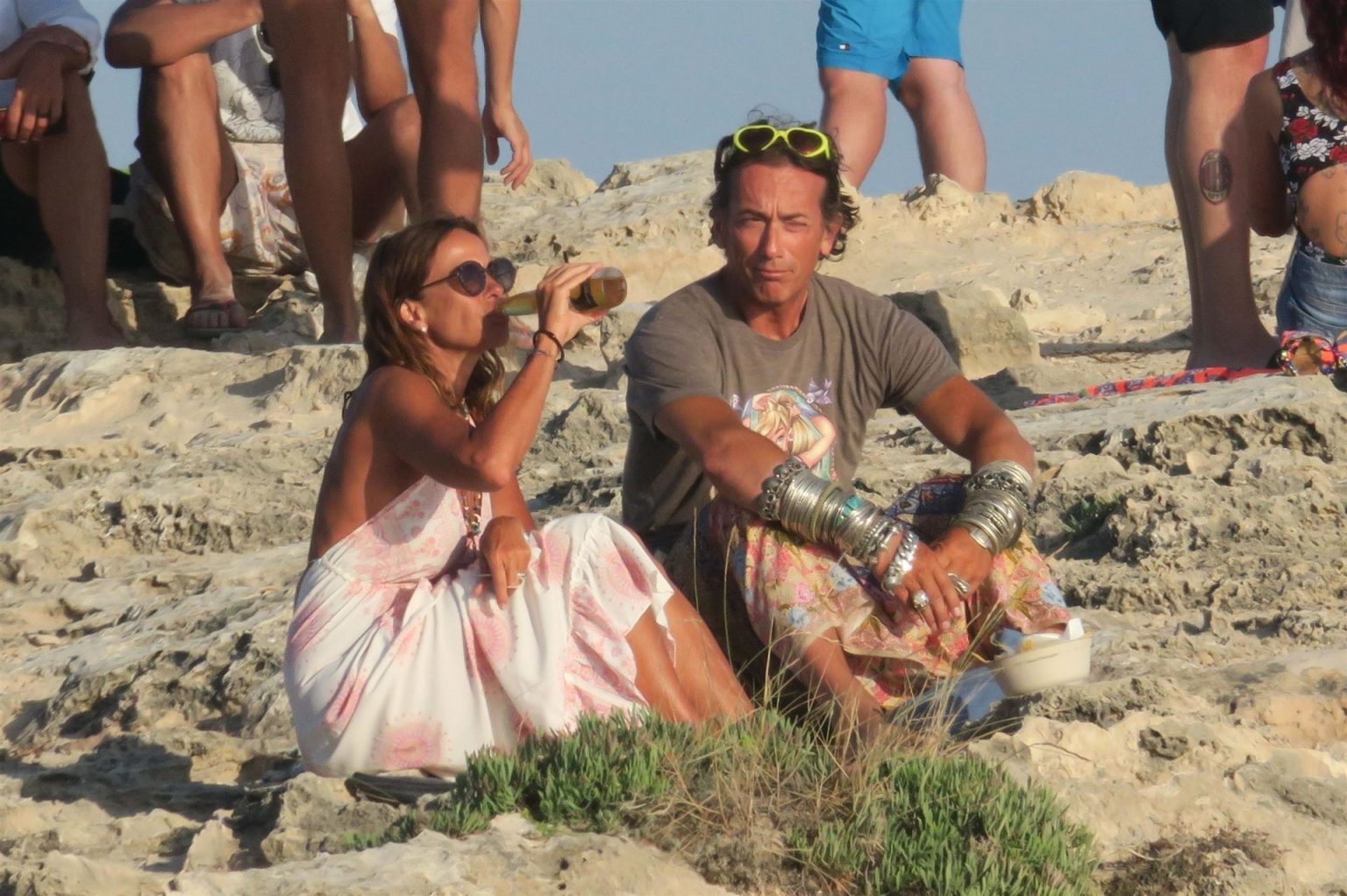 Soldano Kunz Enjoys A Nude Day On The Beach With Cristina Parodi In Formentera Photos