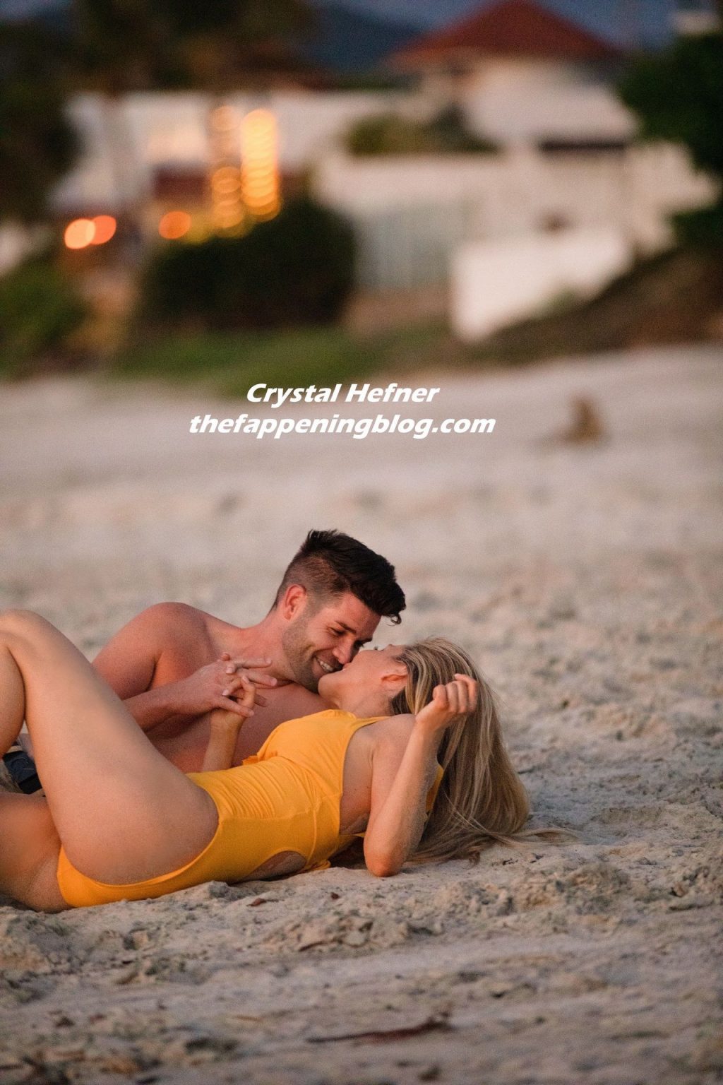 Crystal Hefner Shares Passionate Kisses with Hunky Spaceship Engineer Beau (18 Photos)
