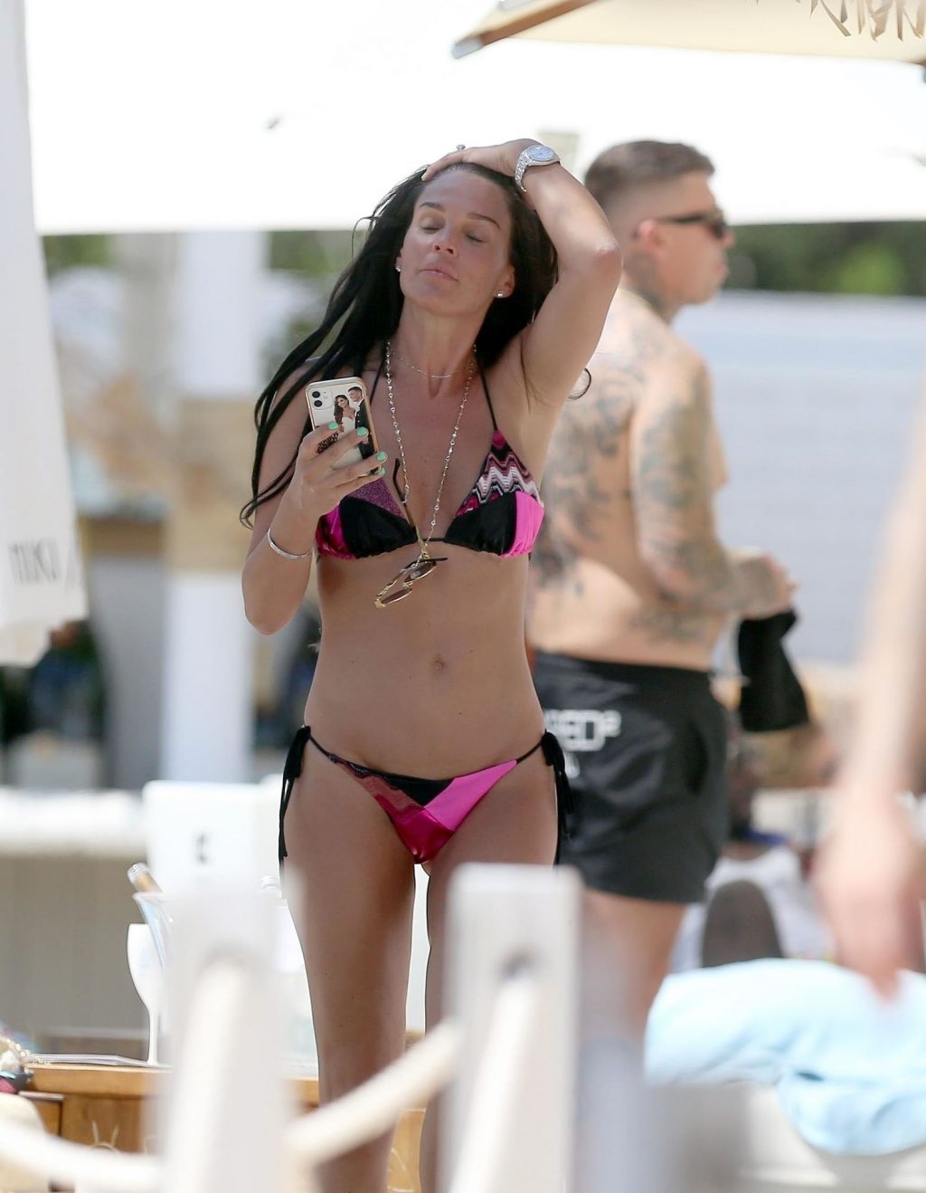 Danielle Lloyd &amp; Michael O’Neill Enjoy Their Holidays in Ibiza (38 Photos)
