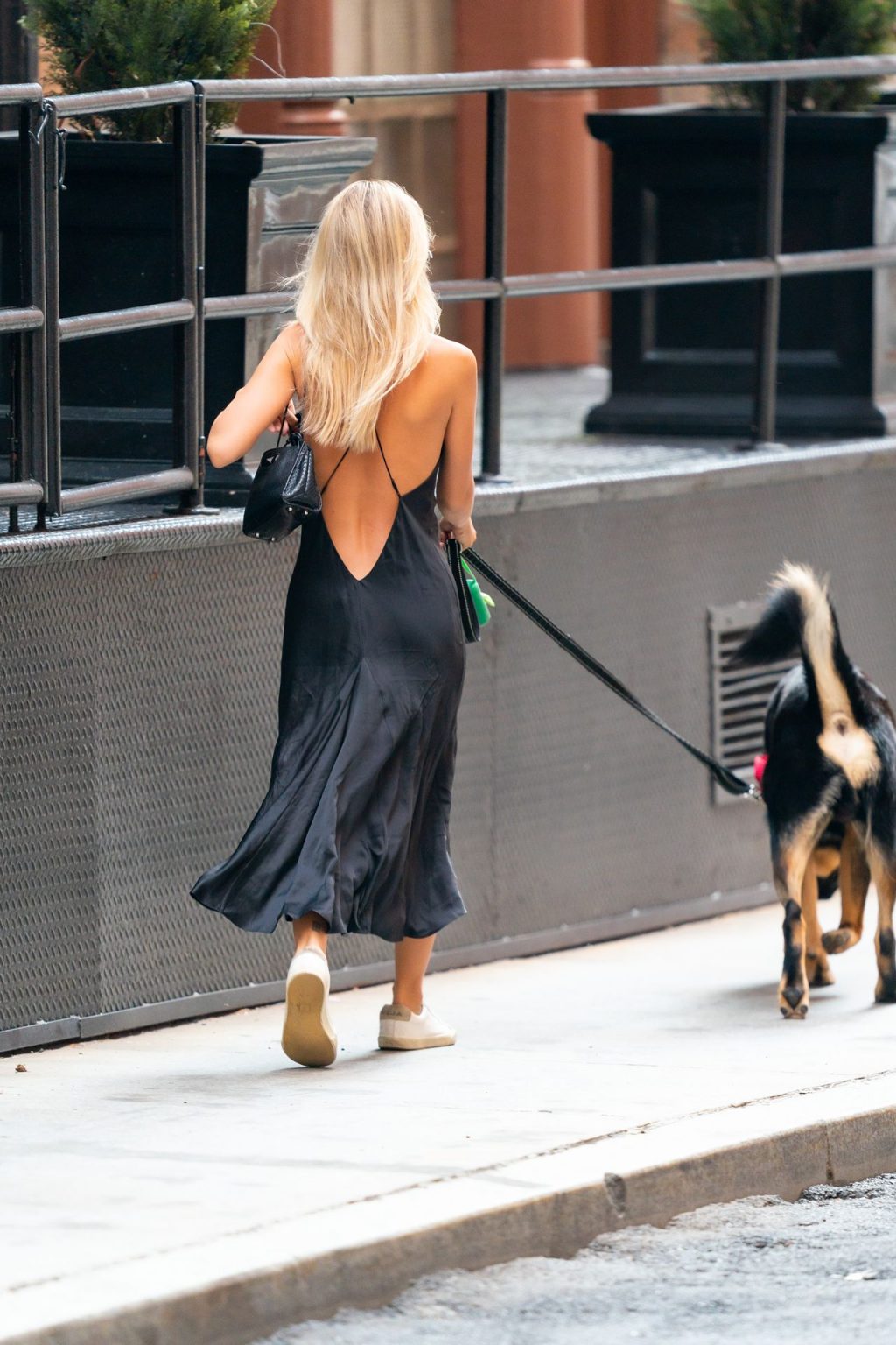 Emily Ratajkowski is Pictured Walking Her Dog Colombo in NYC (25 Photos)