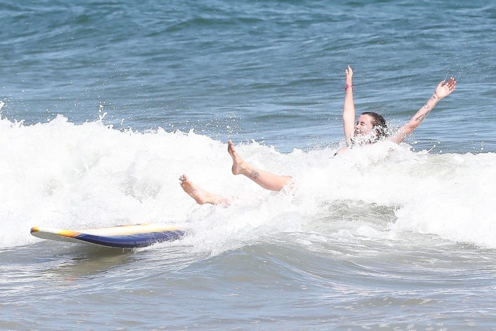 Ireland Baldwin Shows Off Her Nude Boobs on the Beach in Malibu (69 Photos)