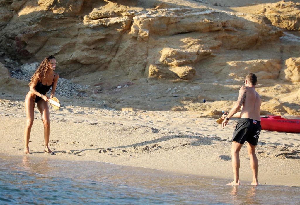 Izabel Goulart &amp; Kevin Trapp Enjoy Their Beach Holiday in Greece (77 Photos)