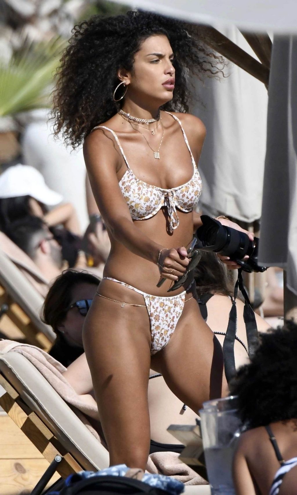 Jessica Aidi Shows Off Her Sexy Slim Body on the Beach in Mykonos (13 Photos)