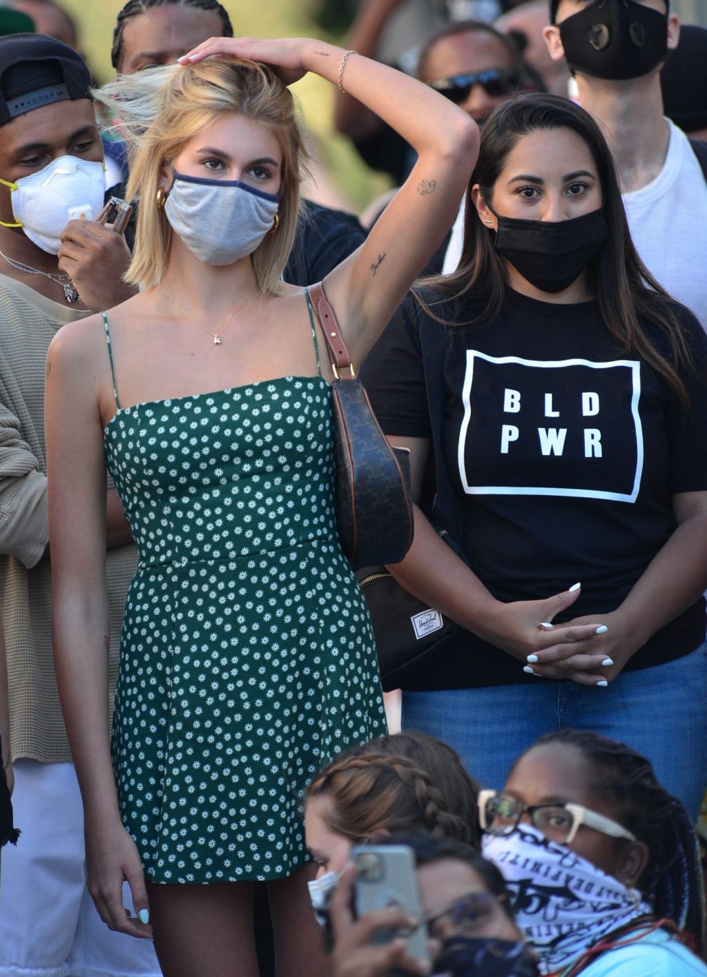 Kaia Gerber &amp; Cara Delevingne Get a Bit Close as They Attend a BLM Protest in LA (35 Photos)