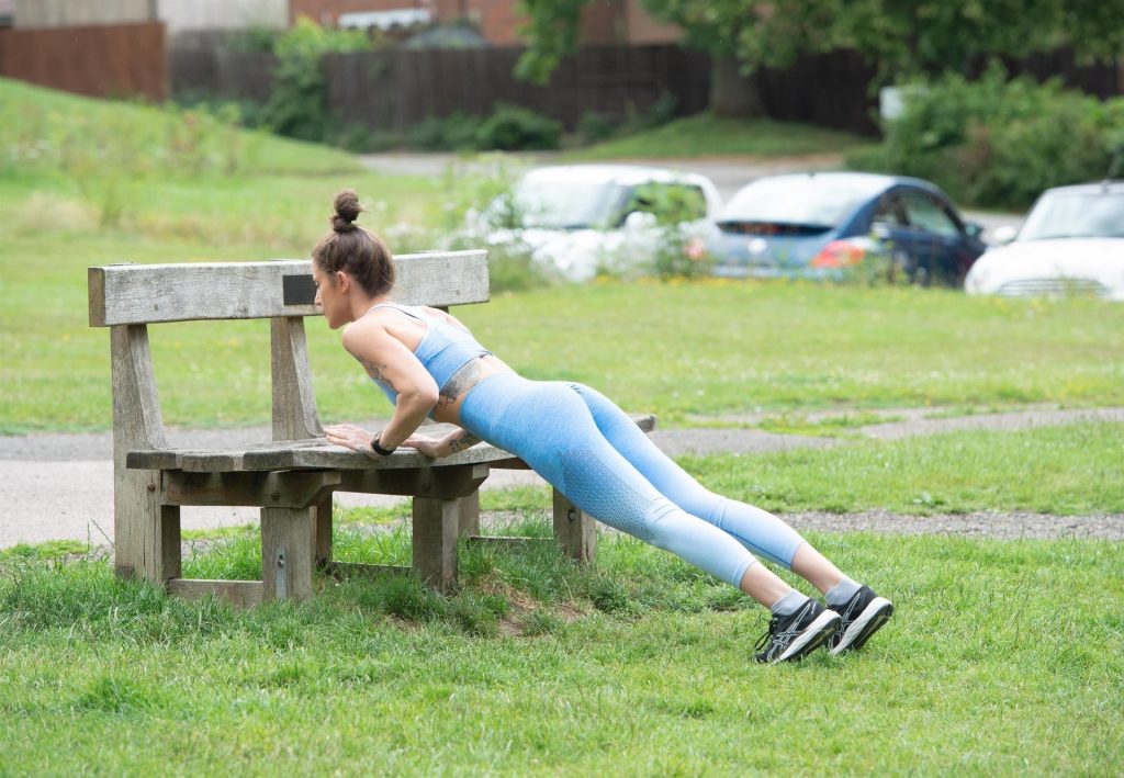 Katie Waissel Shows Off Her Tiny Frame as She Exercises in London (35 Photos)