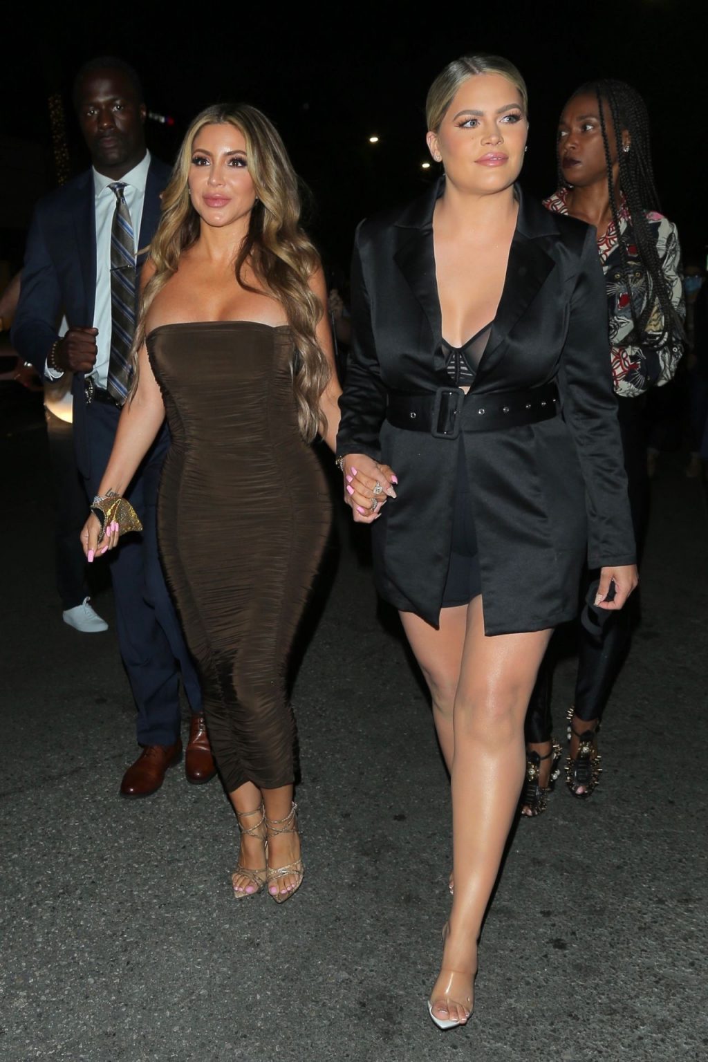 Larsa Pippen and Friend Arrive for Dinner at Il Pastaio Restaurant in Beverly Hills (24 Photos)