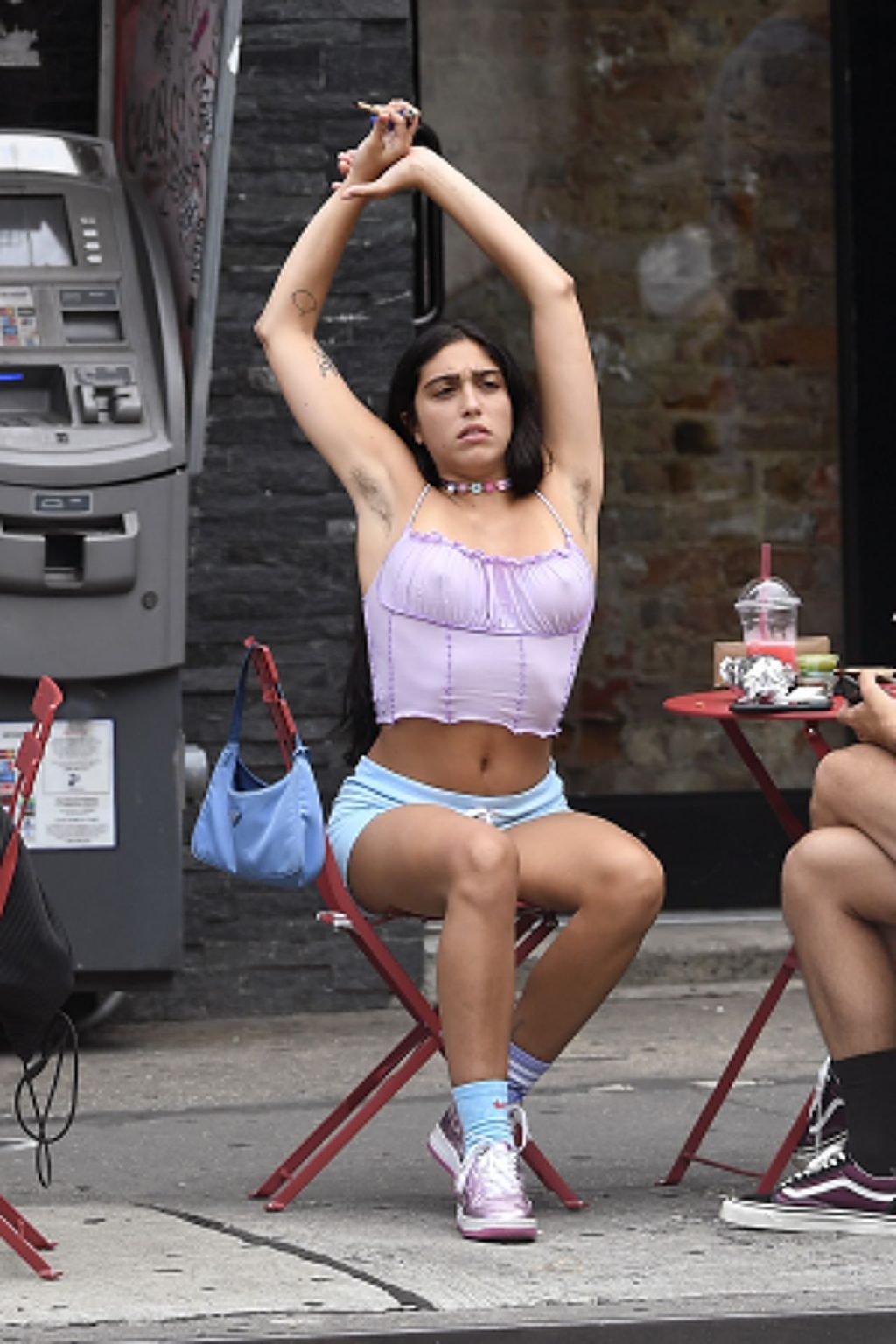 Braless Lourdes Leon Steps Out in New York City with Friends (100 Photos)