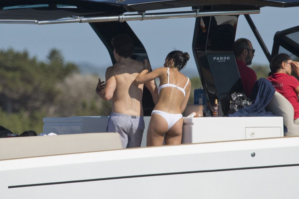 Sexy Maria Pedraza Poses in a White Bikini in Formentera (71 Photos)