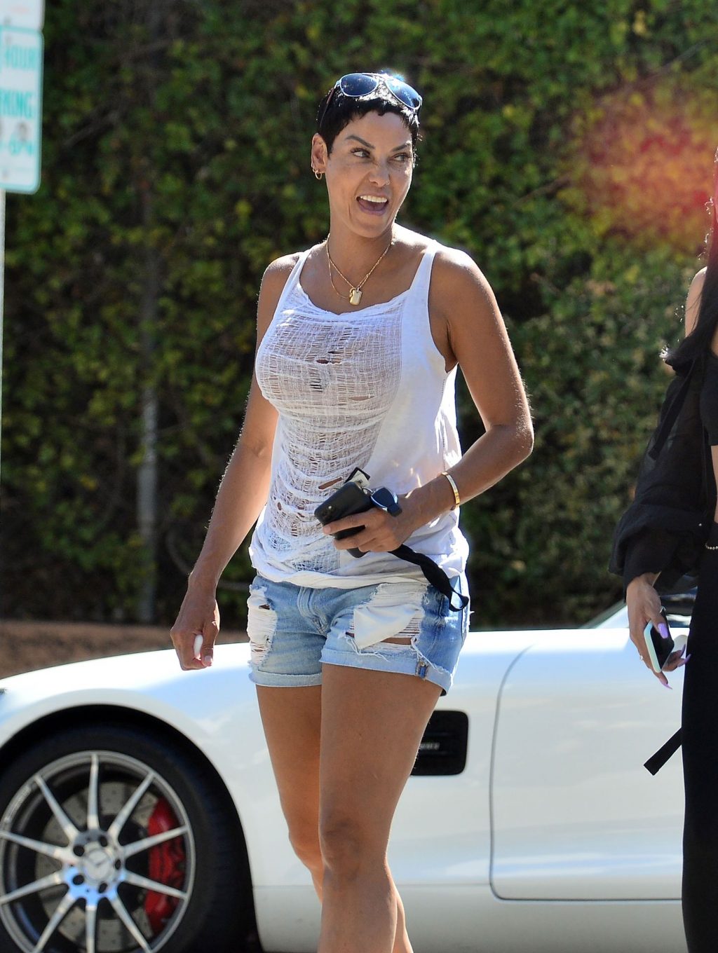 Sexy Nicole Murphy &amp; a Friend Head Out for a Drive in LA (18 Photos)