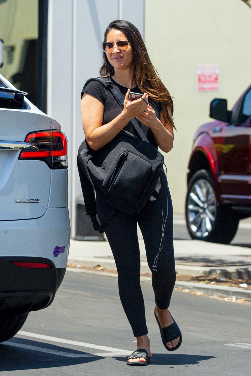 Olivia Munn Is Pictured Leaving a Private Gym Session in LA (16 Photos)