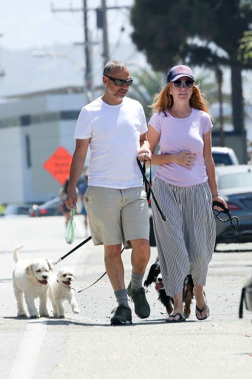Patsy Palmer &amp; Richard Merkell are Taking the Dogs for a Walk (20 Photos)