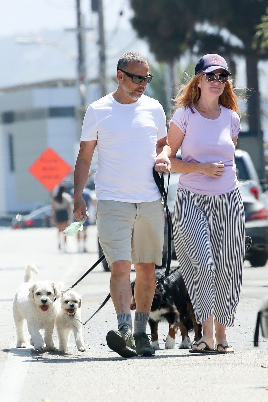 Patsy Palmer &amp; Richard Merkell are Taking the Dogs for a Walk (20 Photos)