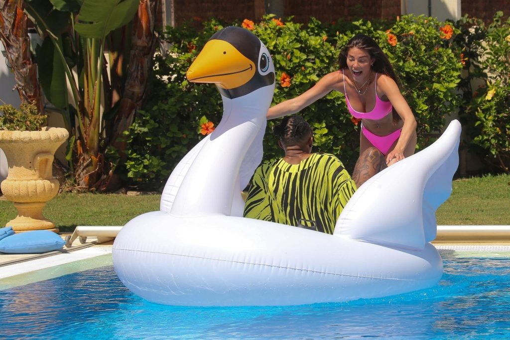 Rebecca Gormley &amp; Biggs Chris are in a Playful Mood Whole on Holiday in Marbella (75 Photos)
