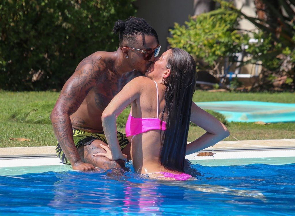 Rebecca Gormley &amp; Biggs Chris are in a Playful Mood Whole on Holiday in Marbella (75 Photos)