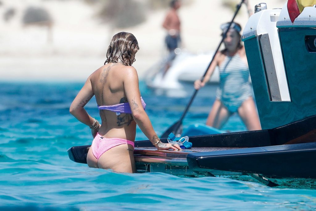 Rita Ora Enjoys The Sun In Ibiza (37 Photos)
