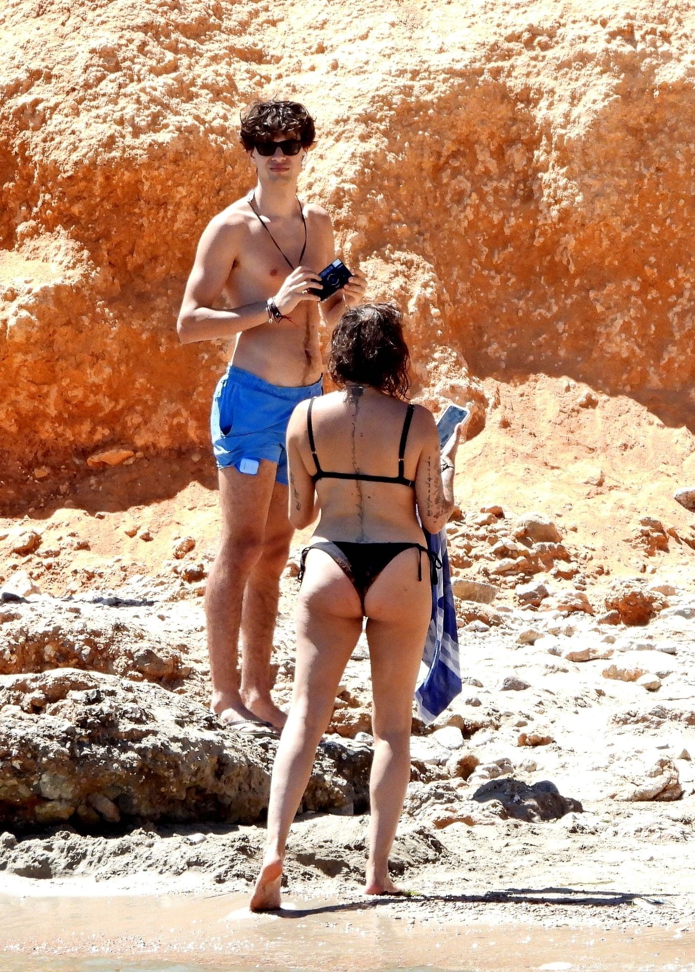 Robert Pires & Jessica Lemarie Enjoy a Day in Ibiza (36 Photos) 