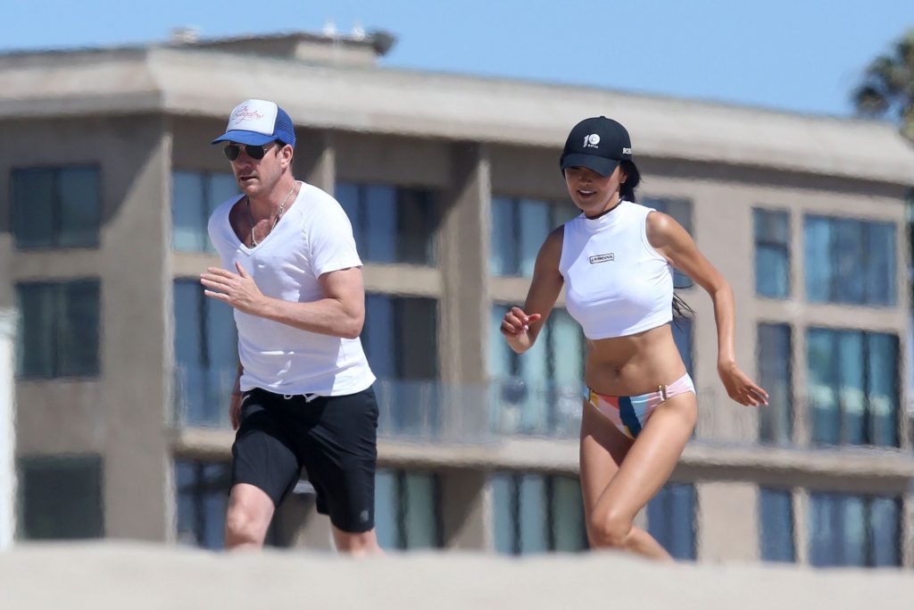 Dylan McDermott Enjoys A Beach Day With Soo Yeon Lee In Los Angeles (33 Photos)