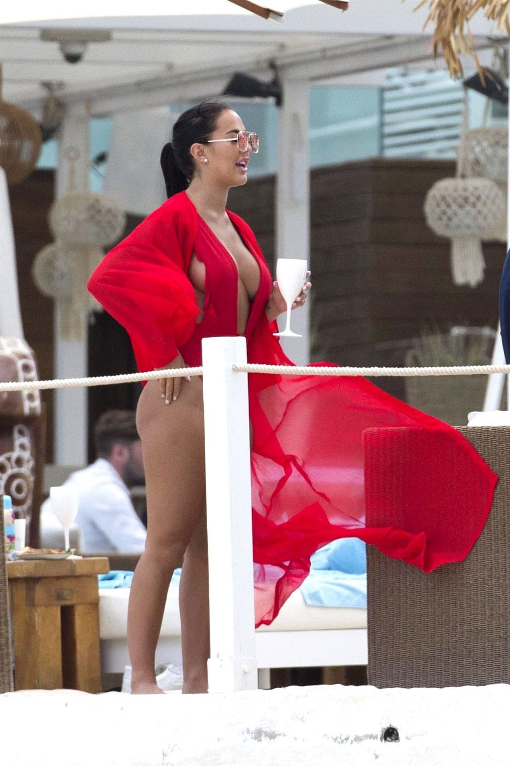Yazmin Oukhellou Shows Off Her Assets in Majorca (43 Photos)