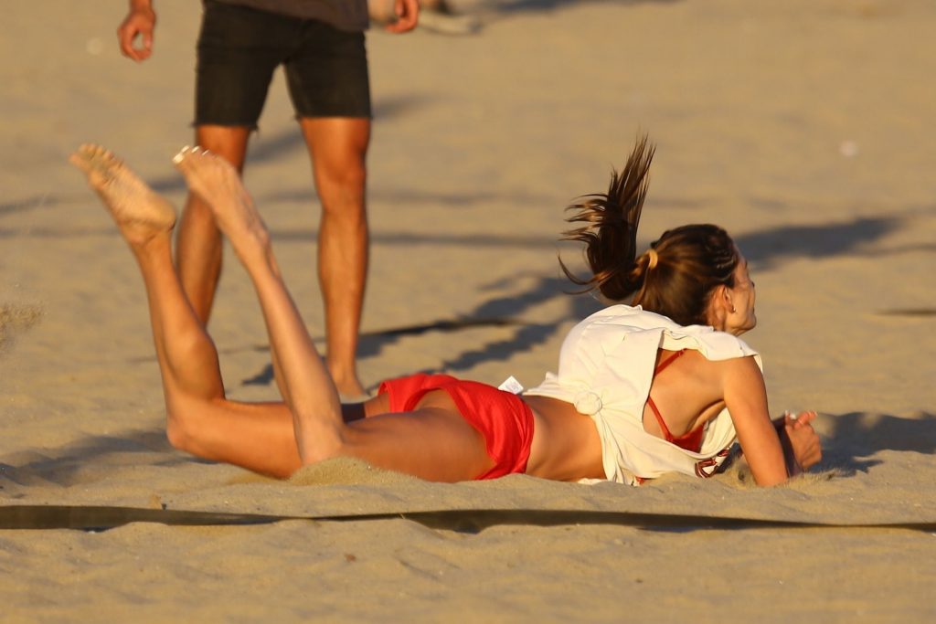 Alessandra Ambrosio Looks Great in a Red Bikini (88 Photos)