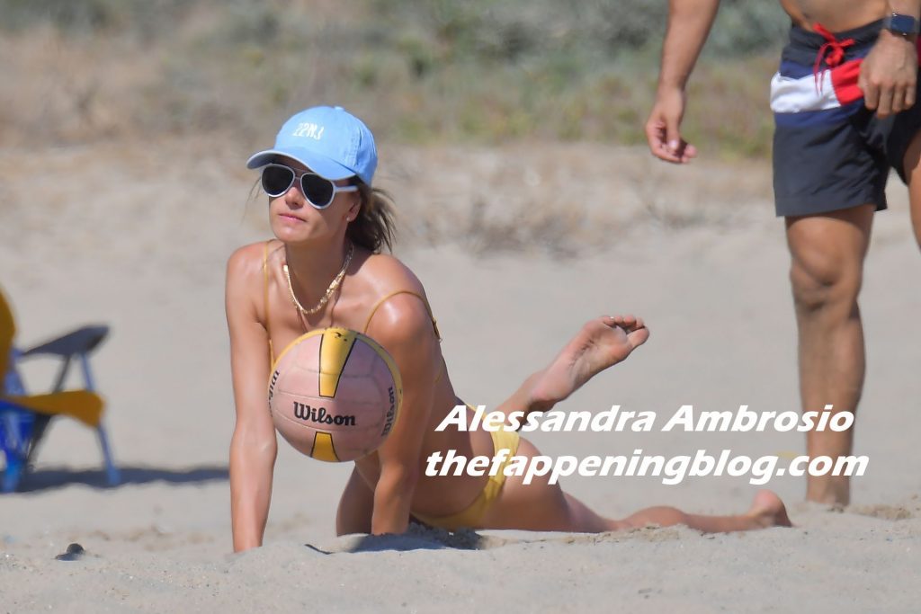 Alessandra Ambrosio Takes a Dip at the Beach in Malibu (14 Photos)