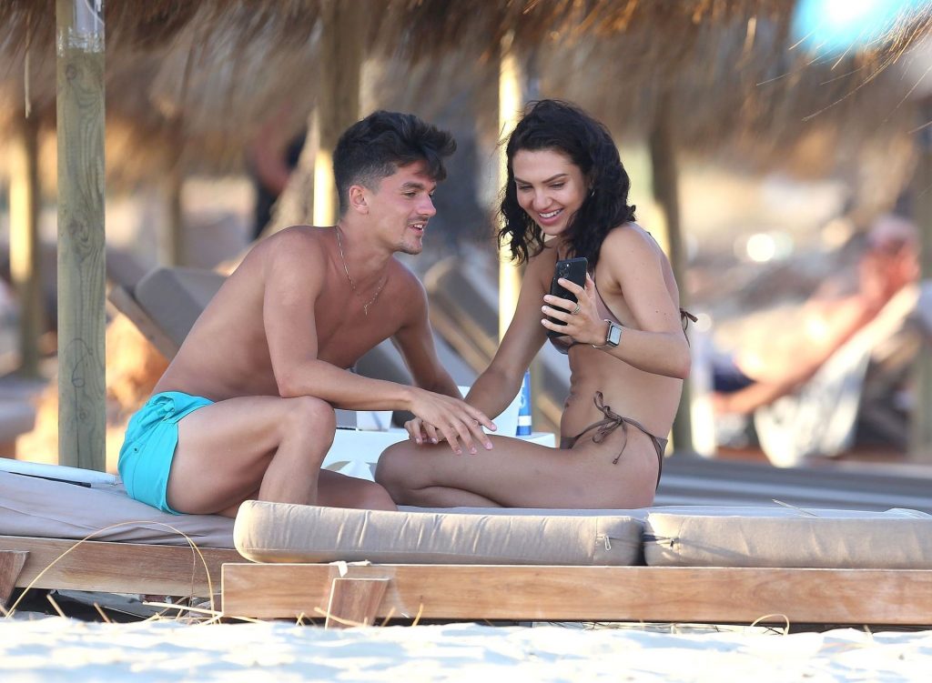 Alexandra Cane Shows Off Her Sexy Physique on the Beach in Ibiza (64 Photos)