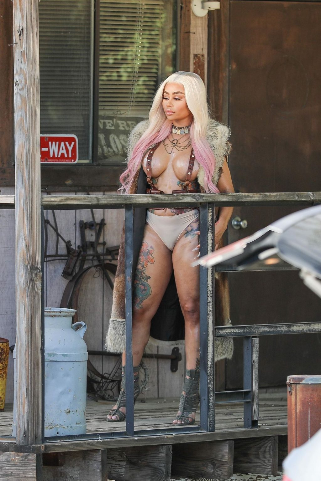 Blac Chyna Shoots Her New Music Video in Palm Desert (41 Photos)