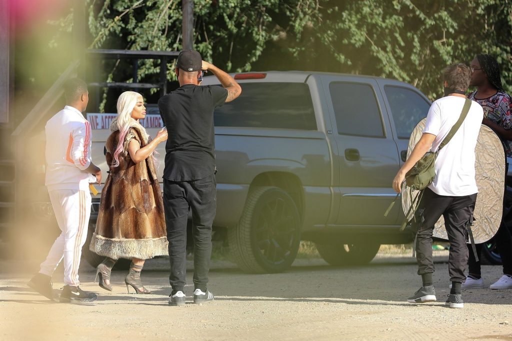 Blac Chyna Shoots Her New Music Video in Palm Desert (41 Photos)