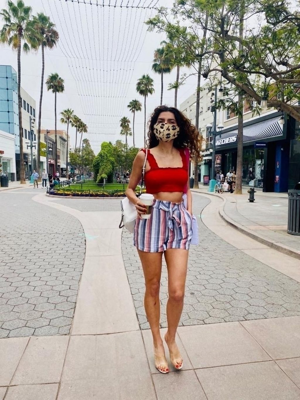 Sexy Blanca Blanco Grabs Coffee in Santa Monica (14 Photos)