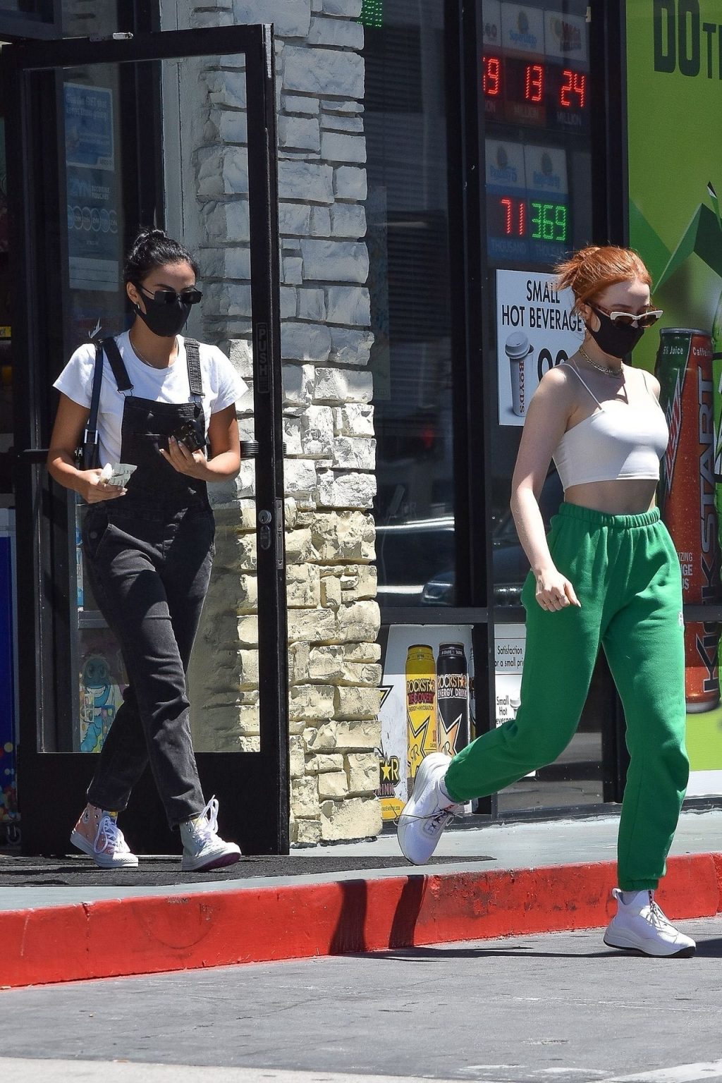 Riverdale’s Camila Mendes &amp; Madelaine Petsch Stop by a Gas Station (23 Photos)