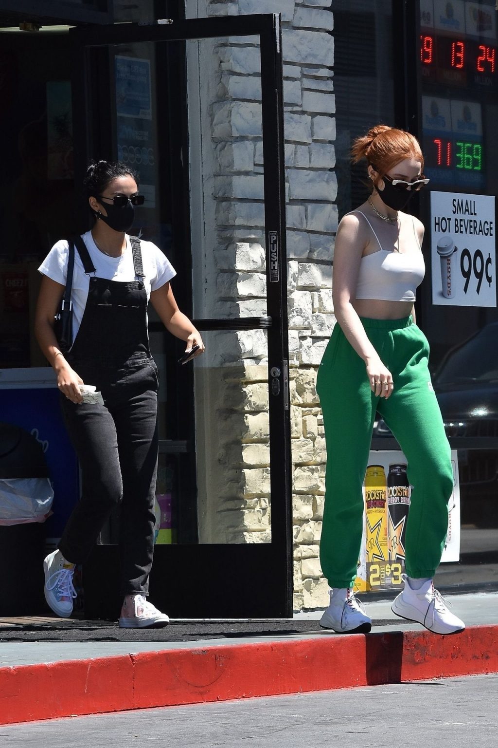 Riverdale’s Camila Mendes &amp; Madelaine Petsch Stop by a Gas Station (23 Photos)
