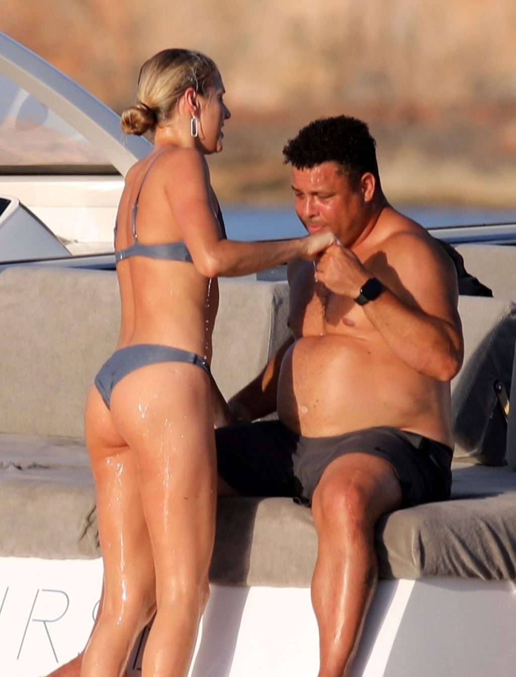 Ronaldo &amp; Celina Locks Enjoy a Day at Sea Aboard a Yacht in Formentera (41 Photos)