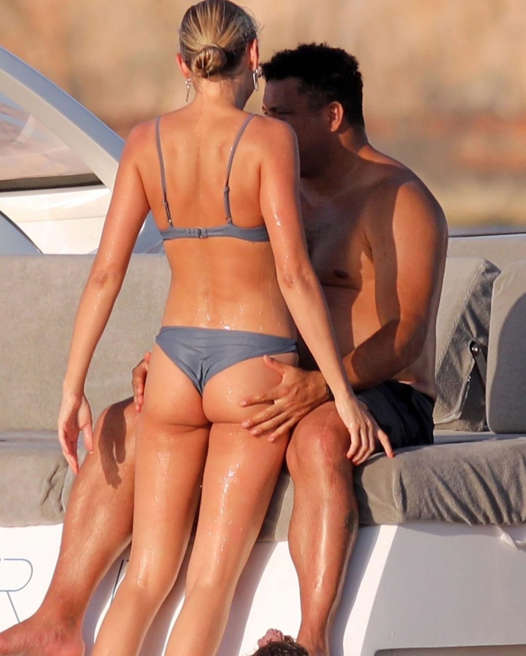 Ronaldo &amp; Celina Locks Enjoy a Day at Sea Aboard a Yacht in Formentera (41 Photos)