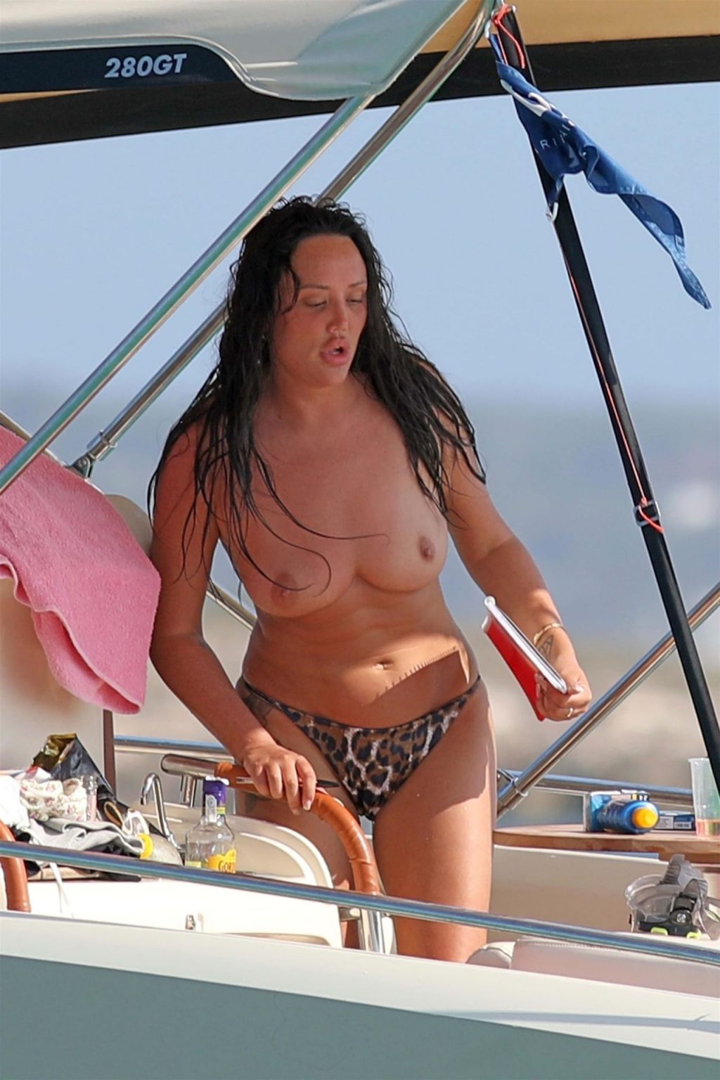 Charlotte Crosby Flaunts Her Nude Tits in Spain (36 Photos)