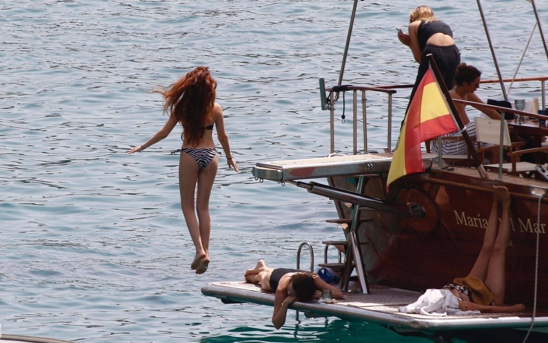 Sexy Chloe Jane Enjoys the Waters of Ibiza (19 Photos) .